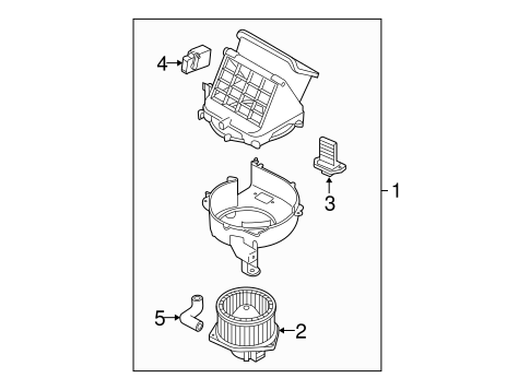 Aveo BLOWER MOTOR & FAN 2