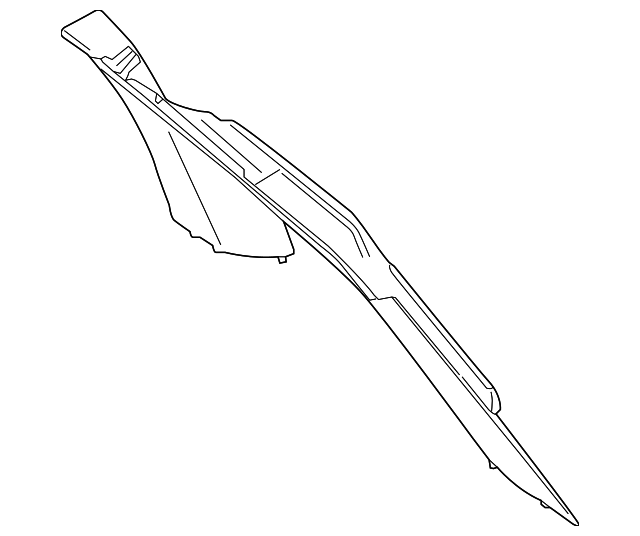 51-43-7-275-669 Деталь UPPER QTR TRIM, LEFT