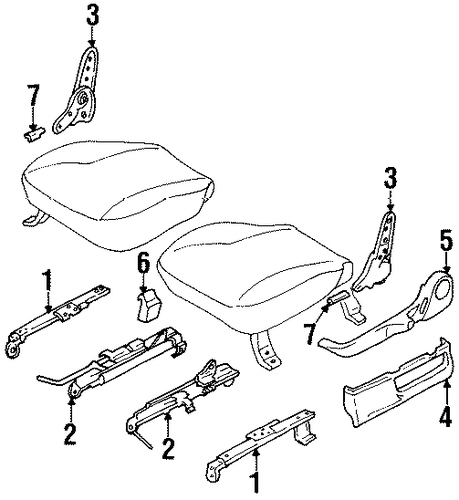 Tracker SEAT COMPONENTS