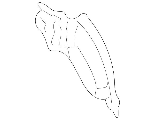 MR592673 Деталь LAMP HOUSING, LEFT