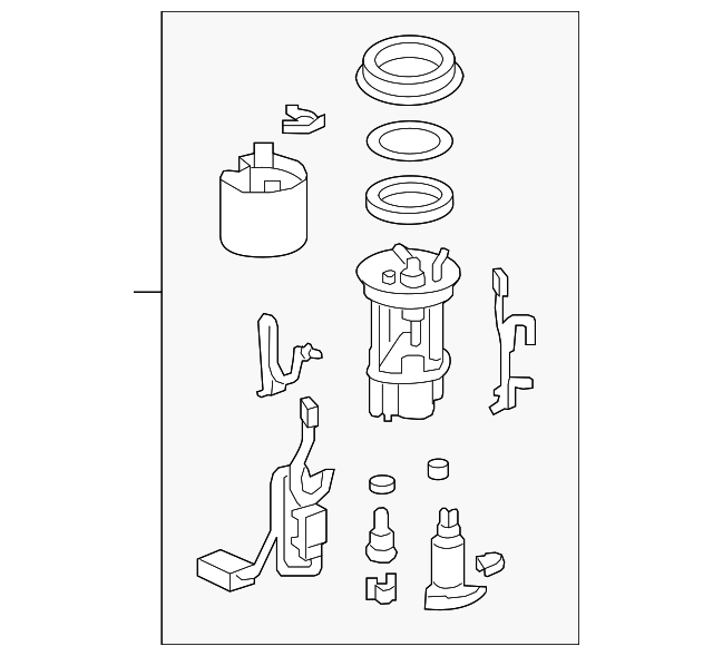 17045-TM8-L00 Деталь MODULE SET, FUEL PUMP