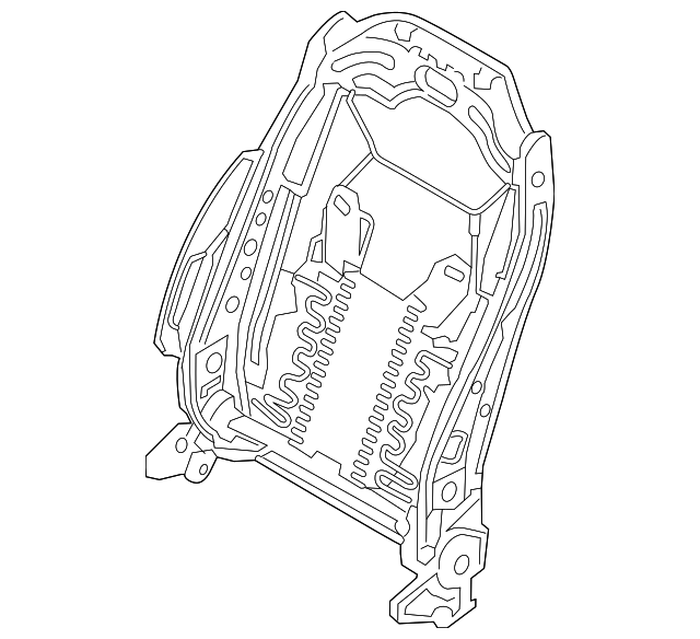 88410-C2040 Деталь SEAT BACK FRAME