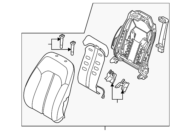 88400-C2040-SME Деталь SEAT BACK ASSY