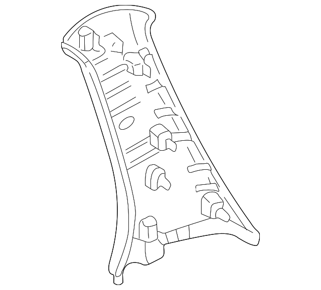 EC0168250F22 Деталь UPPER TRIM PANEL, RIGHT