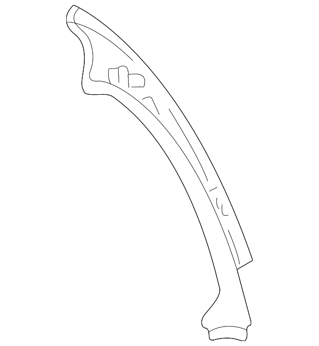 EC0168280J22 Деталь REAR TRIM PANEL, RIGHT