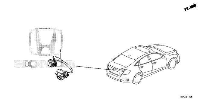 CIVIC SEDAN REARVIEW CAMERA