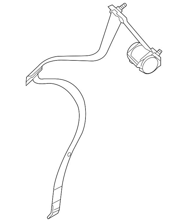 72-11-2-757-689 Деталь OUTER BELT ASSY, LEFT