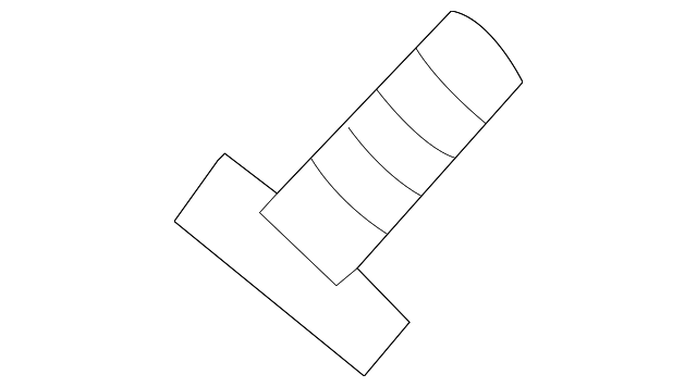 07-13-6-800-030 Деталь OUTER BELT ASSY UPPER BOLT, LEFT