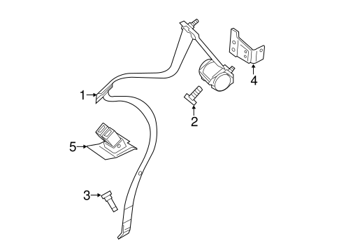 Cooper REAR SEAT BELTS