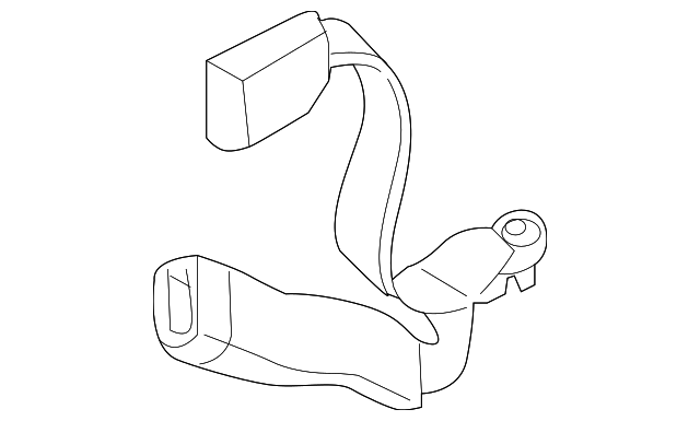 888431BA0C Деталь BUCKLE, LEFT