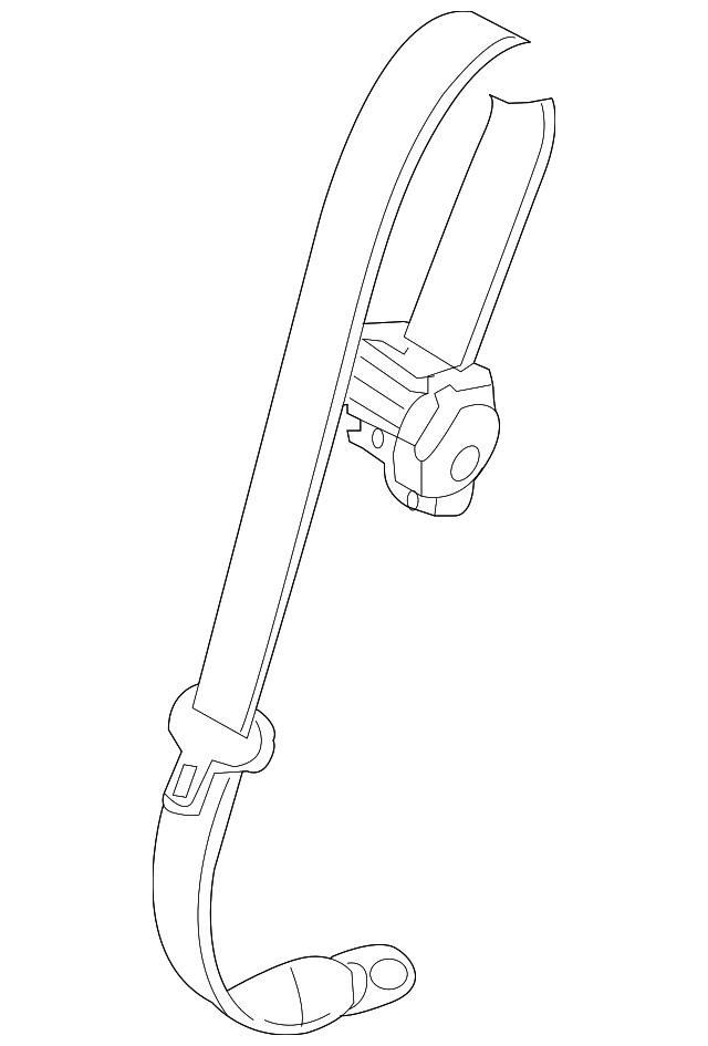888541BF1C Деталь BELT & RETRACTOR