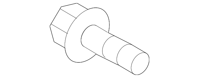 4627257L00 Деталь TRAILING ARM REAR BOLT, LEFT