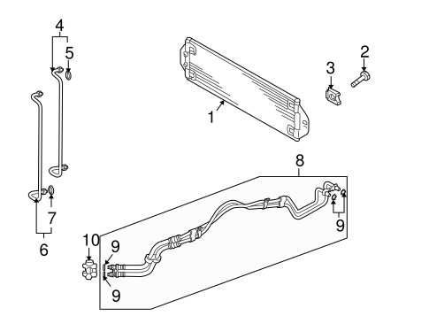 Q7 TRANS OIL COOLER