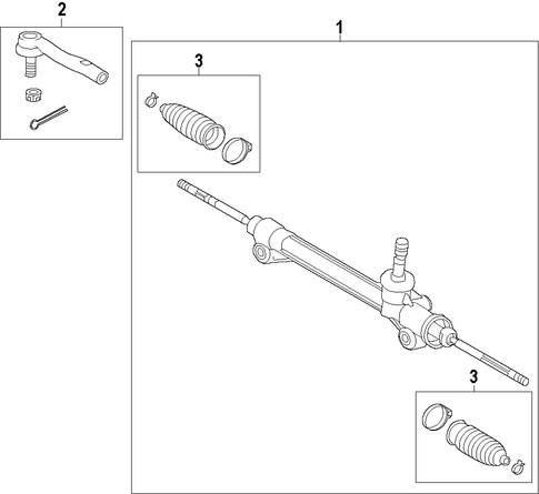 ES350 STEERING GEAR & LINKAGE