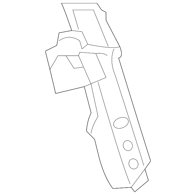 51572AJ18A9P Деталь REAR REINF, RIGHT