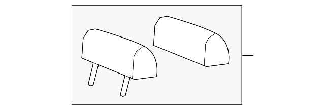 25928792 Деталь HEADREST, LEFT