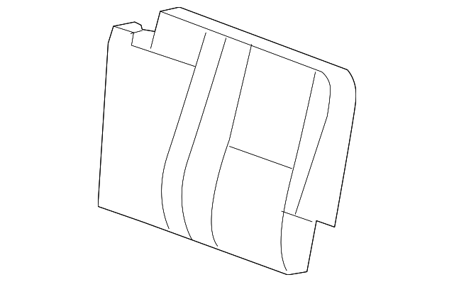 15291597 Деталь SEAT BACK PAD, LEFT