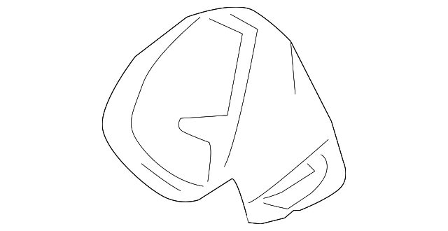 9068312545 Деталь LOWER DUCT, RIGHT
