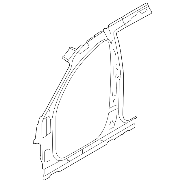 71201-3J000 Деталь INNER PANEL ASSY, LEFT