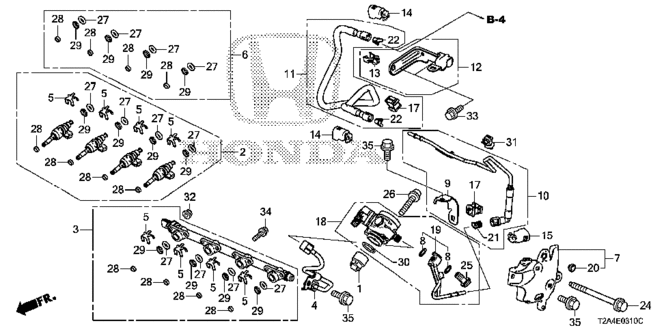 ENGINE/FUEL INJECTOR (L4) for 2014 Honda ACCORD SEDAN #1