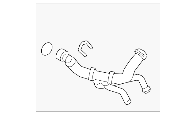 BL3Z-8286-C Деталь LOWER HOSE