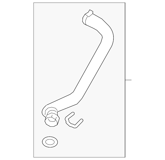 CL3Z-8260-A Деталь UPPER HOSE