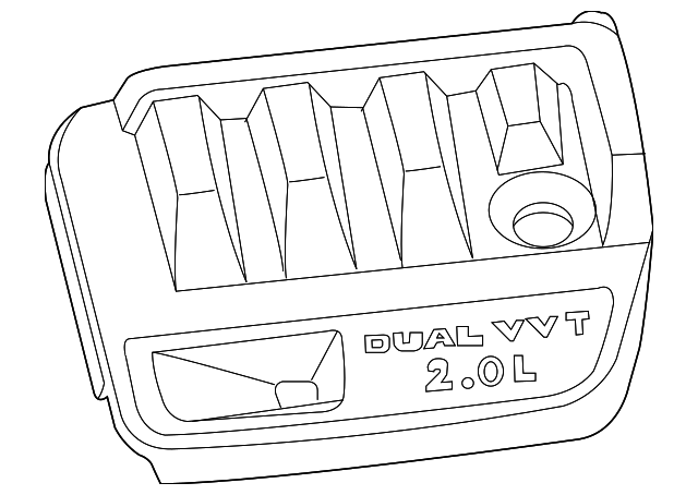 4891715AB Деталь ENGINE COVER