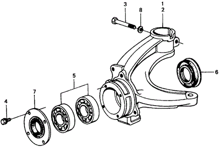 1978 Honda CIVIC 1200 COUPE DUST SEAL B, FR. BEARING - (91251634005) 1978 Honda CIVIC 1200 COUPE DUST SEAL B, FR. BEARING - (91251634005)