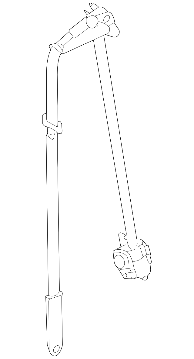 73210-AA070-A0 Деталь BELT & RETRACTOR, RIGHT