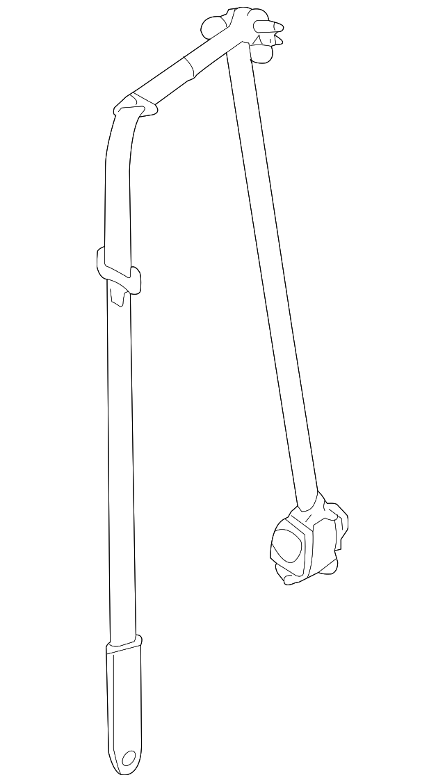 73220-AA030-A0 Деталь BELT & RETRACTOR, LEFT