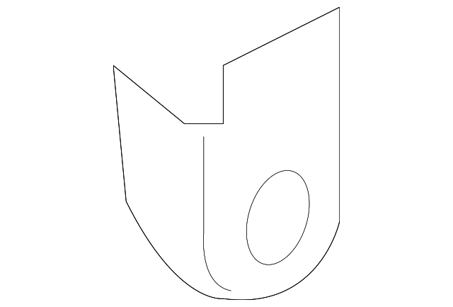 62921-3E000 Деталь TOW HOOK, LEFT