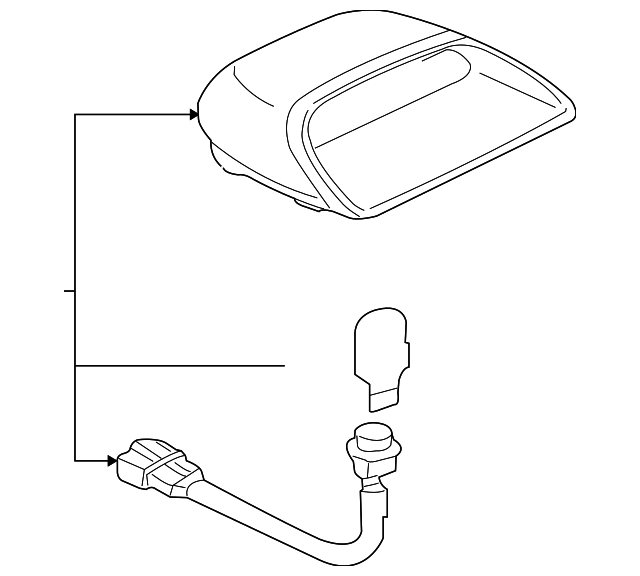 84701AG04AJC Деталь HIGH MOUNT LAMP