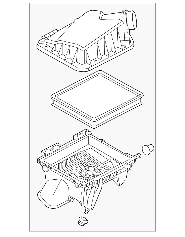 22897042 AIR CLEANER ASSY