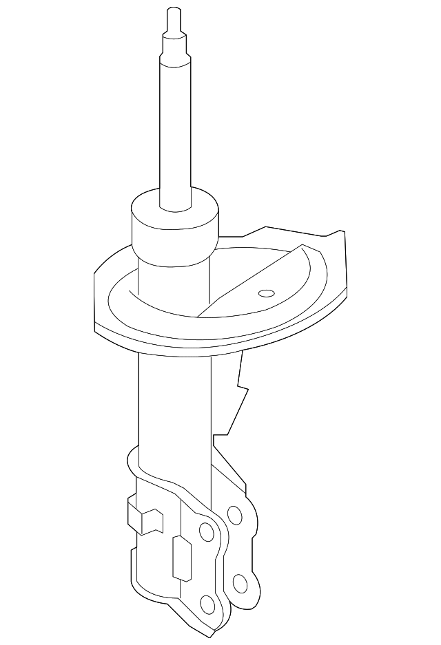 54651-1M200 Деталь STRUT ASSY, LEFT
