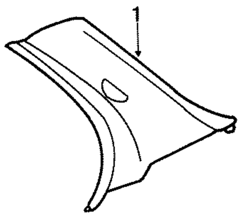 Maxima INTERIOR TRIM - QUARTER PANELS