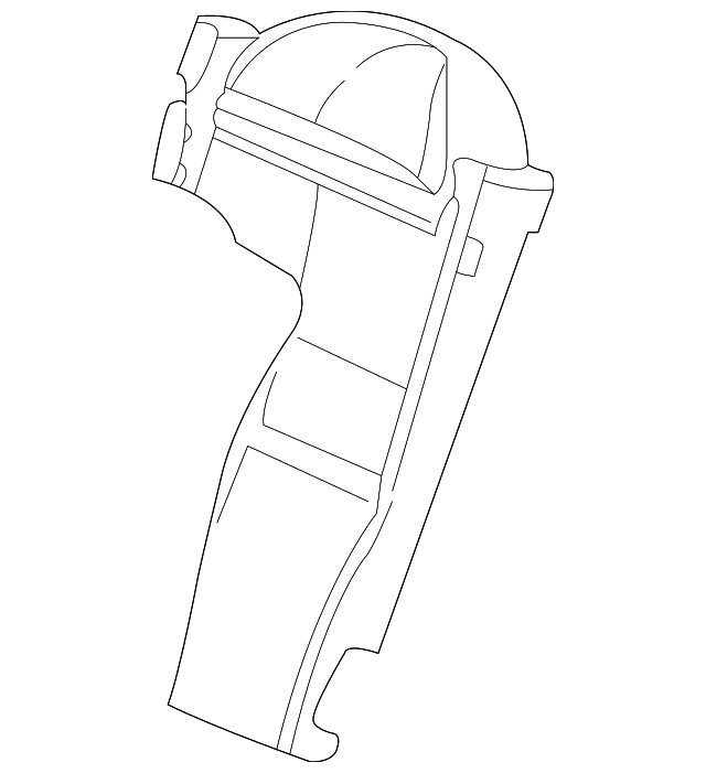 12454022 Деталь SEAT BACK PAD, LEFT
