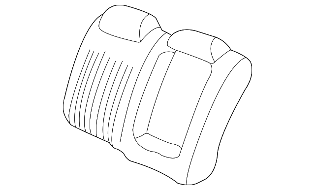 88953447 Деталь SEAT BACK COVER, RIGHT