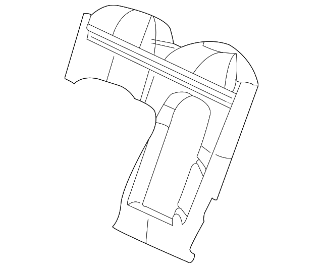 12454021 Деталь SEAT BACK PAD, RIGHT