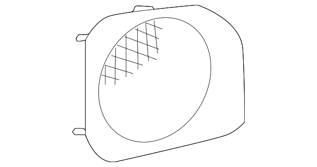 86269-60090-E0 Деталь SPEAKER GRILLE, RIGHT