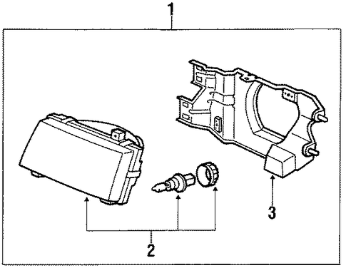 Tercel HEADLAMP COMPONENTS