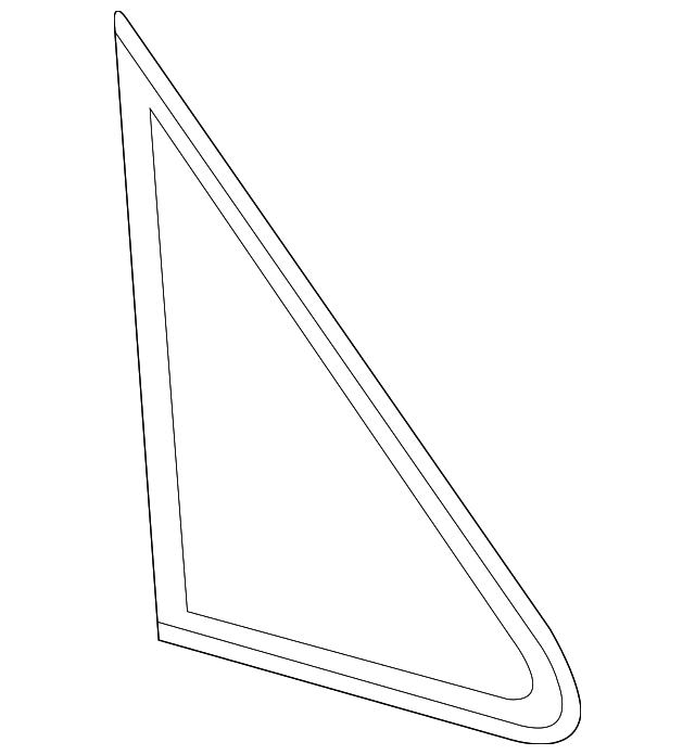 92420671 Деталь QUARTER GLASS, LEFT