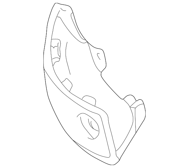 XL2Z-17K833-AB Деталь COVER MOLDING, LEFT