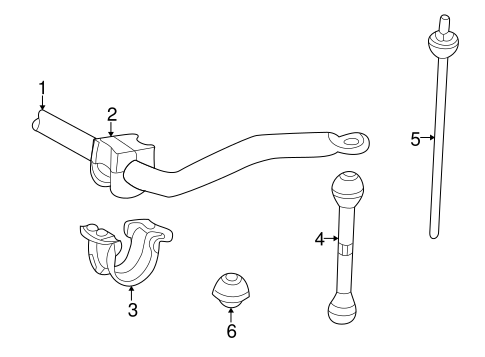 B3000 STABILIZER BAR & COMPONENTS