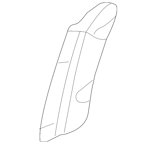 8L3Z-1520520-A Деталь FRONT W'STRIP, RIGHT