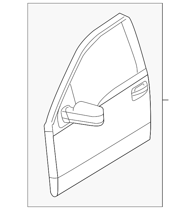 AL3Z-1820124-C Деталь DOOR SHELL, RIGHT