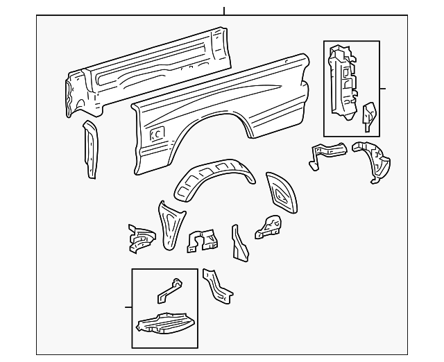 65600-0C040 Деталь SIDE PANEL, LEFT