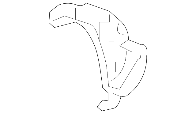 66433-0C010 Деталь SIDE BRACE, RIGHT