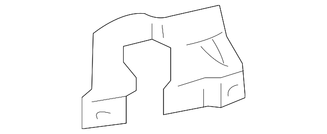 65537-0C010 Деталь REINF PLATE, RIGHT