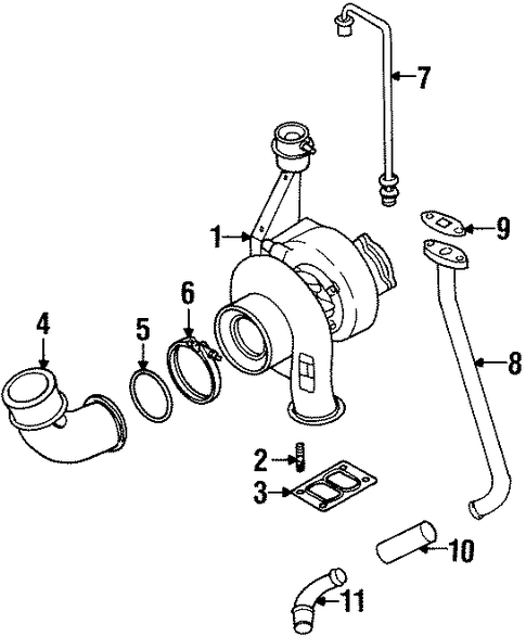 Ram 2500 TURBOCHARGER & COMPONENTS