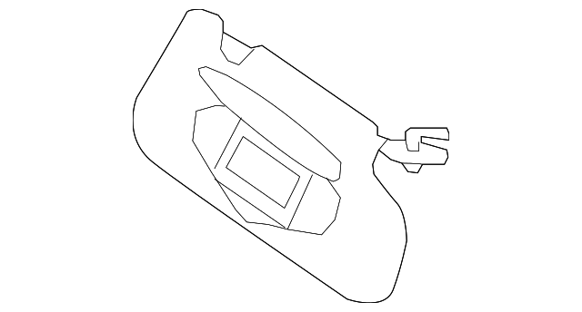51-16-2-753-545 Деталь SUNVISOR, LEFT